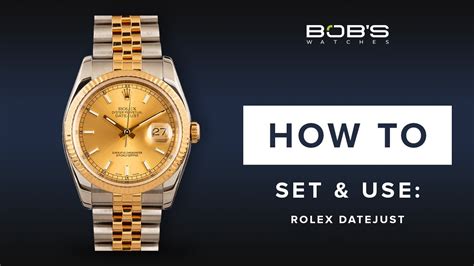 how to set date rolex datejust|how to adjust Rolex Datejust.